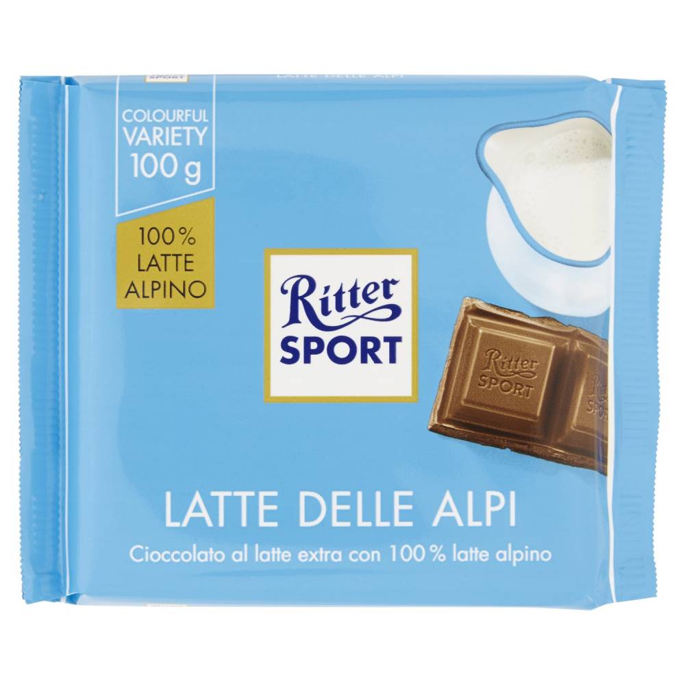 RITTER SPORT LATTE ALPI GR 100