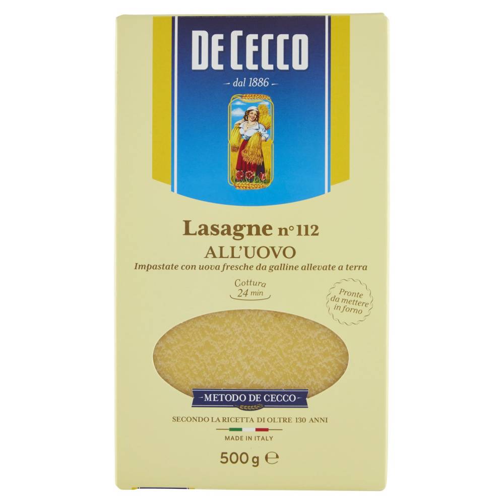 DE CECCO 12 LASAGNE UOV.GR500