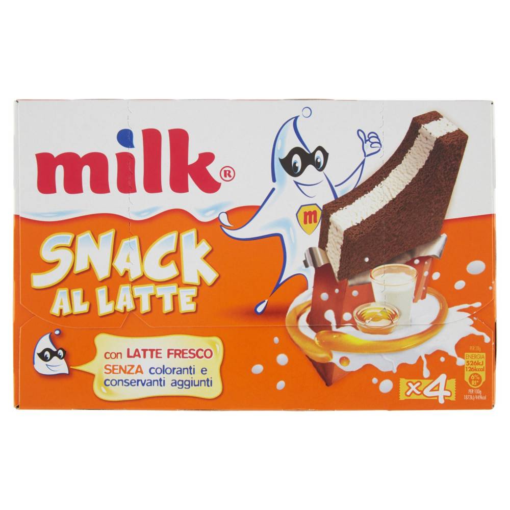 MILK SNACK AL LATTE GR.28X4