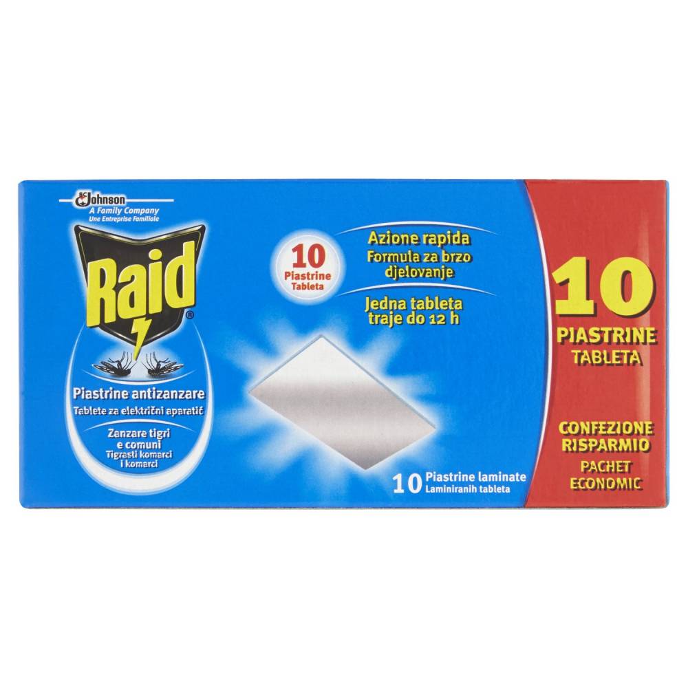 RAID PIASTRINE RIC.X10