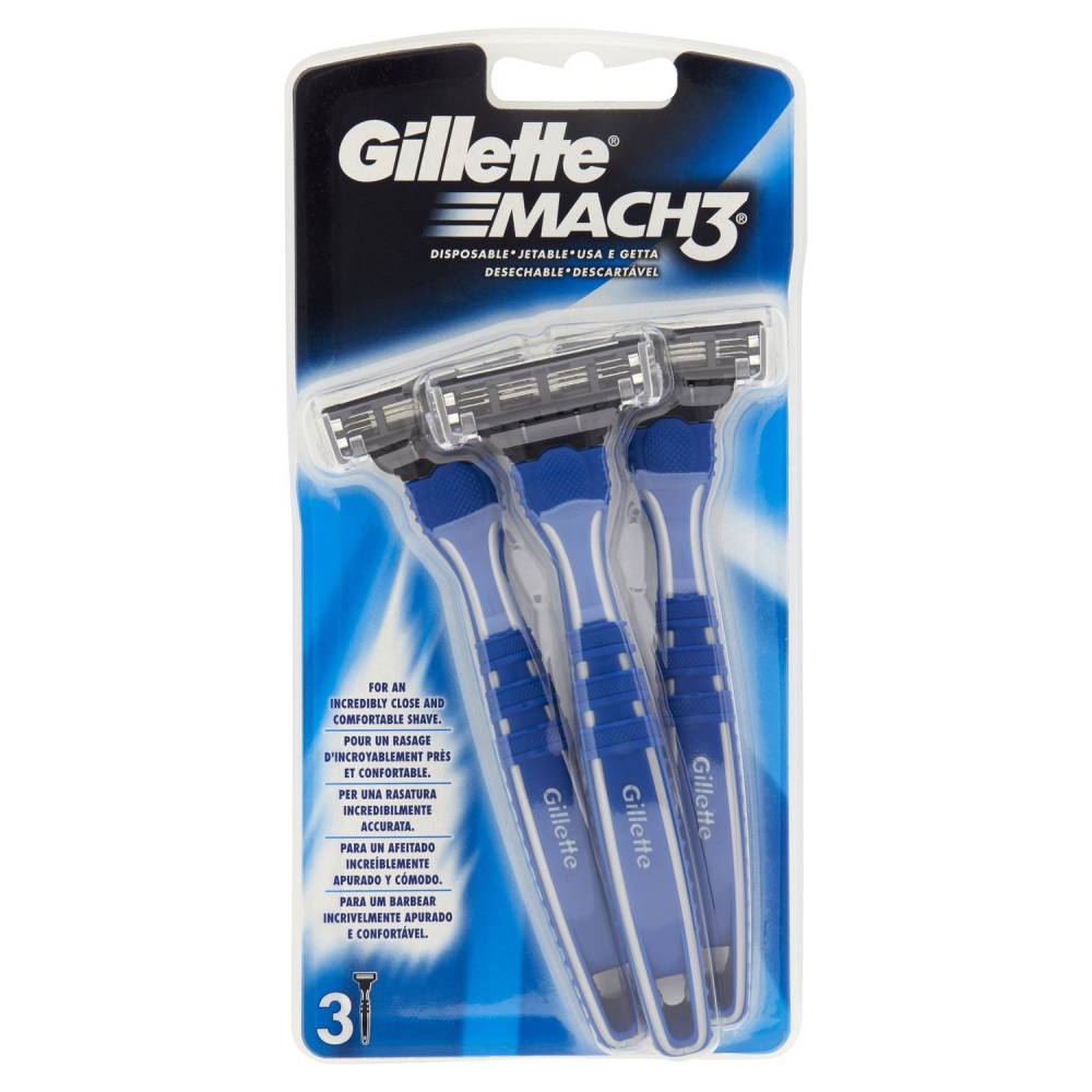 GILLETTE MACH3 USA E GETTA X 3