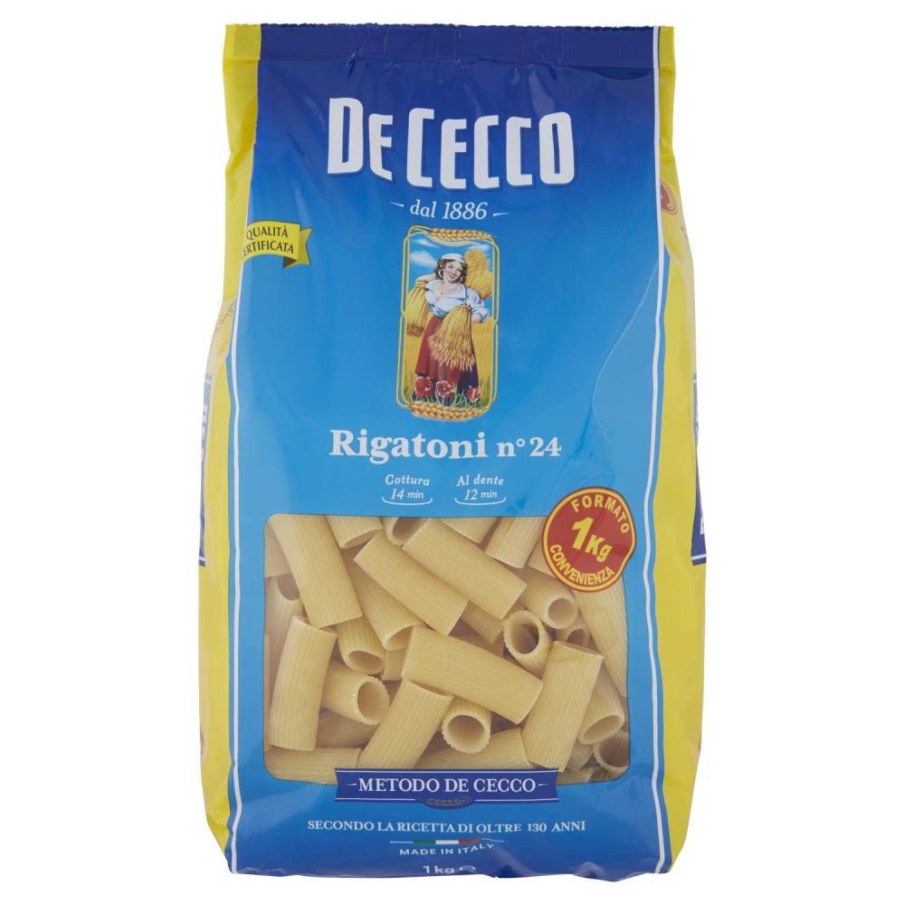 DE CECCO 24 RIGATONI KG 1.00