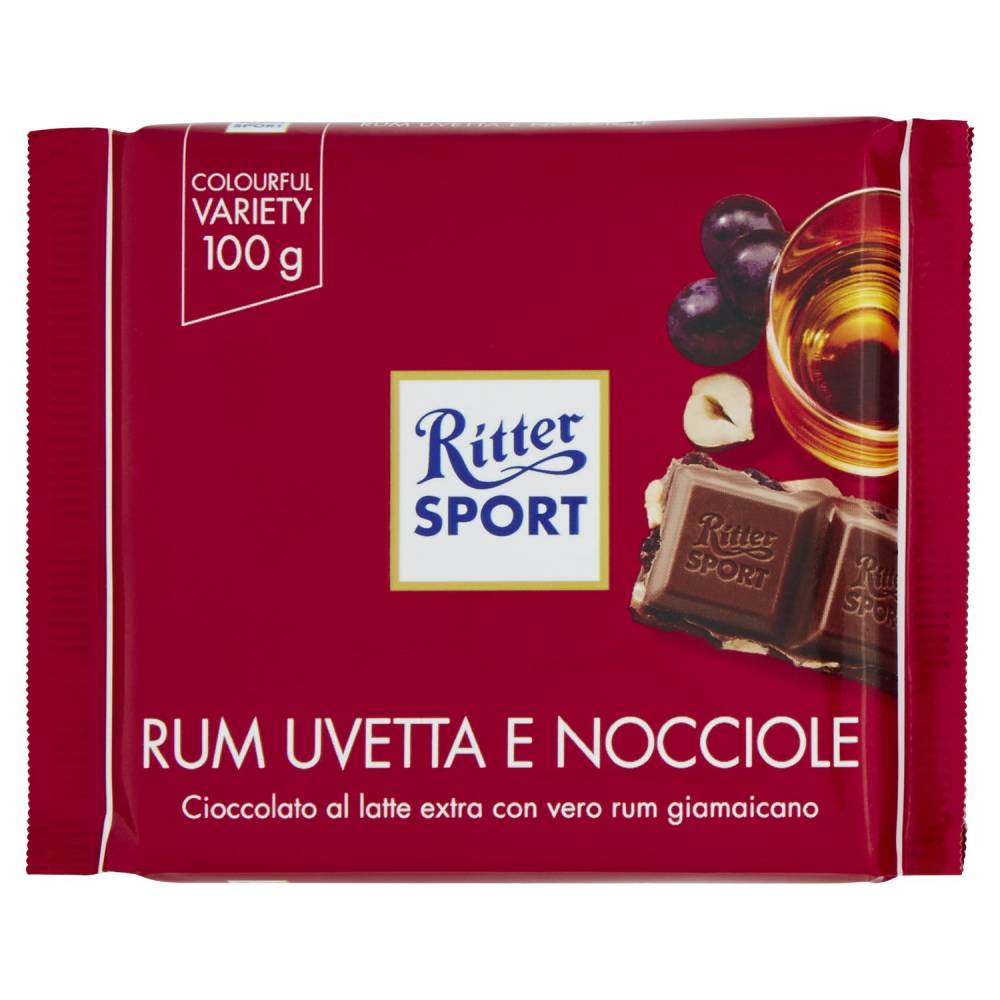 RITTER SPORT RUM/UVET/NOC 100