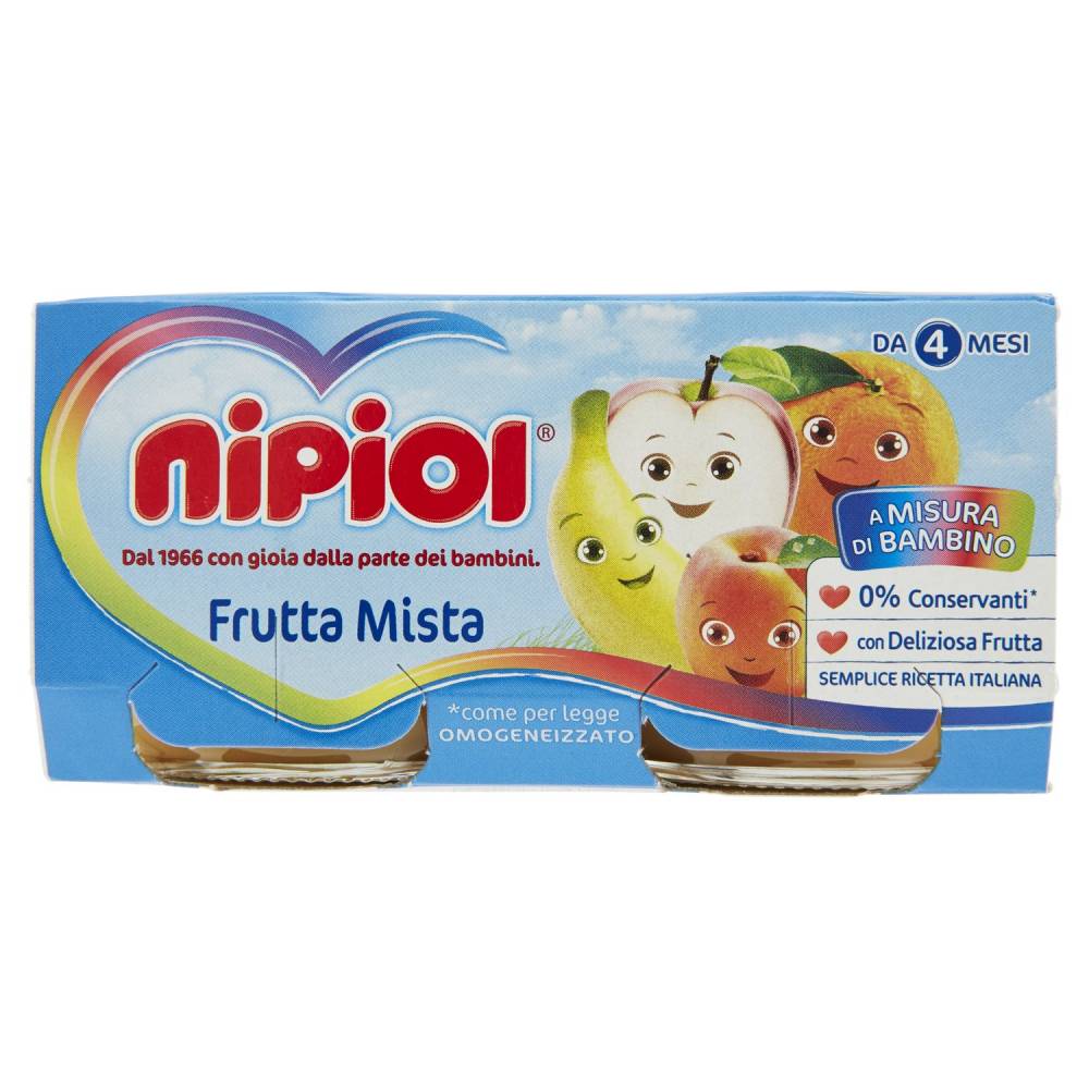 NIPIOL OM.FRUTTA MISTA X2 GR80