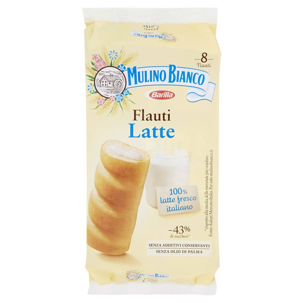 M.BIANCO FLAUTI LATTE X8 GR280